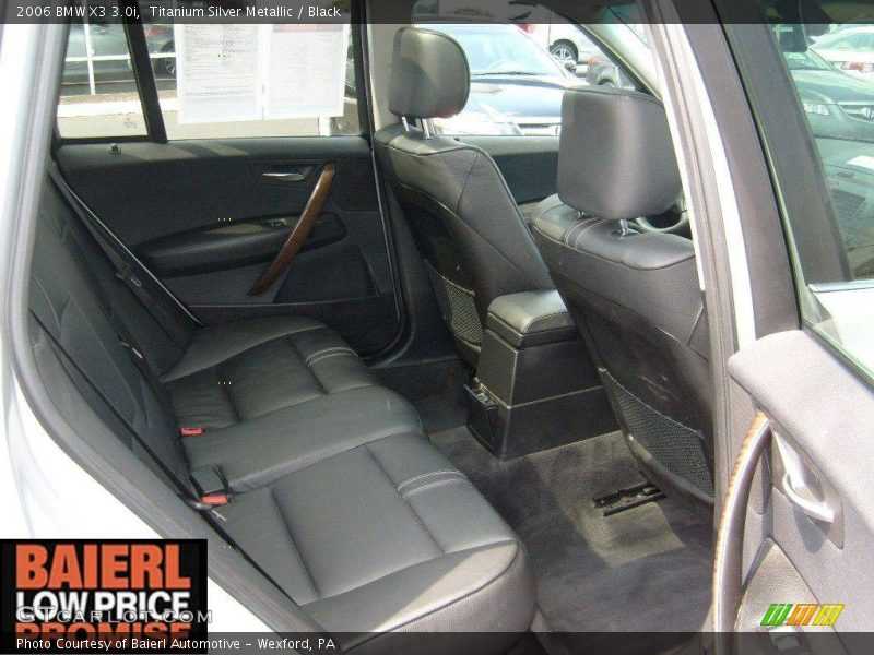 Titanium Silver Metallic / Black 2006 BMW X3 3.0i