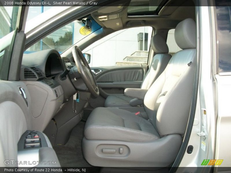 Silver Pearl Metallic / Gray 2008 Honda Odyssey EX-L
