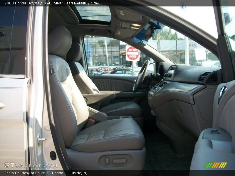 Silver Pearl Metallic / Gray 2008 Honda Odyssey EX-L