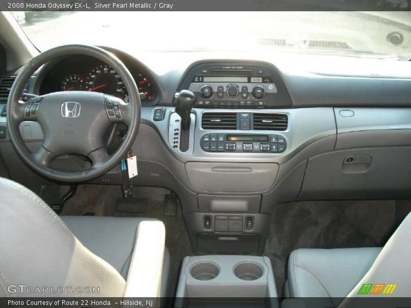 Silver Pearl Metallic / Gray 2008 Honda Odyssey EX-L