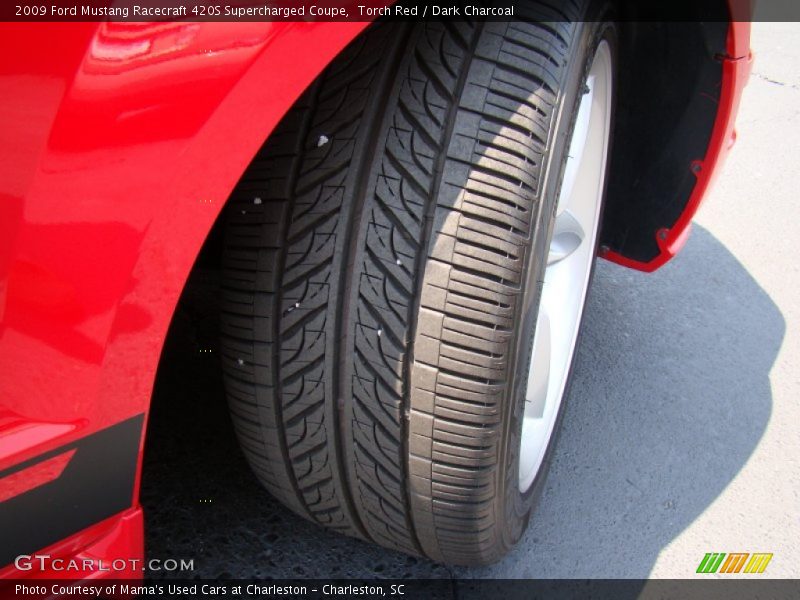 Torch Red / Dark Charcoal 2009 Ford Mustang Racecraft 420S Supercharged Coupe