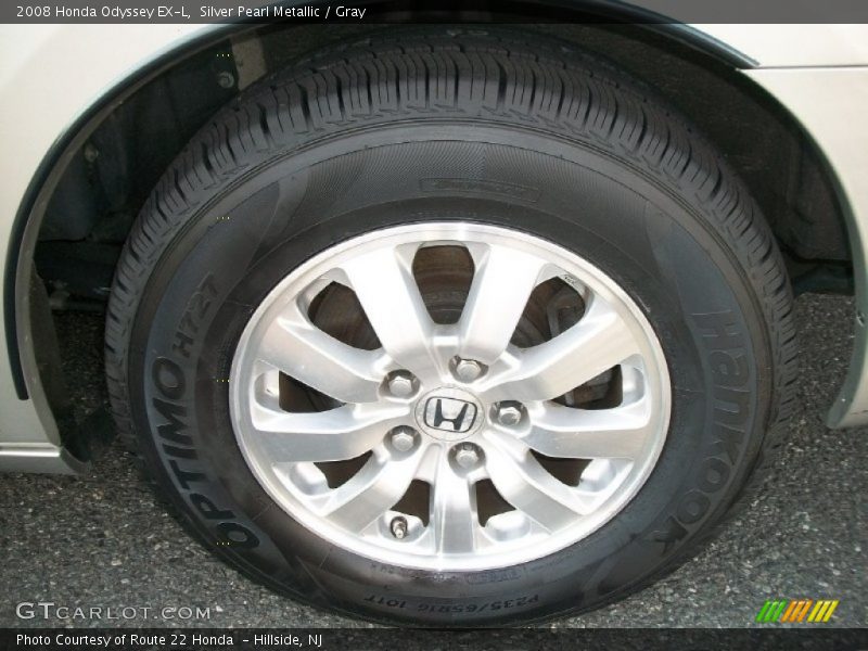 Silver Pearl Metallic / Gray 2008 Honda Odyssey EX-L