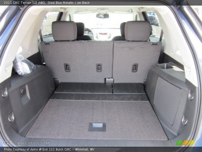 Steel Blue Metallic / Jet Black 2011 GMC Terrain SLE AWD