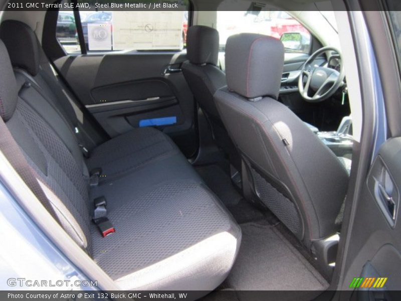 Steel Blue Metallic / Jet Black 2011 GMC Terrain SLE AWD