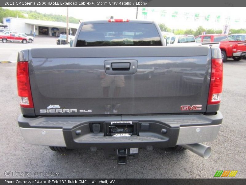 Storm Gray Metallic / Ebony 2011 GMC Sierra 2500HD SLE Extended Cab 4x4