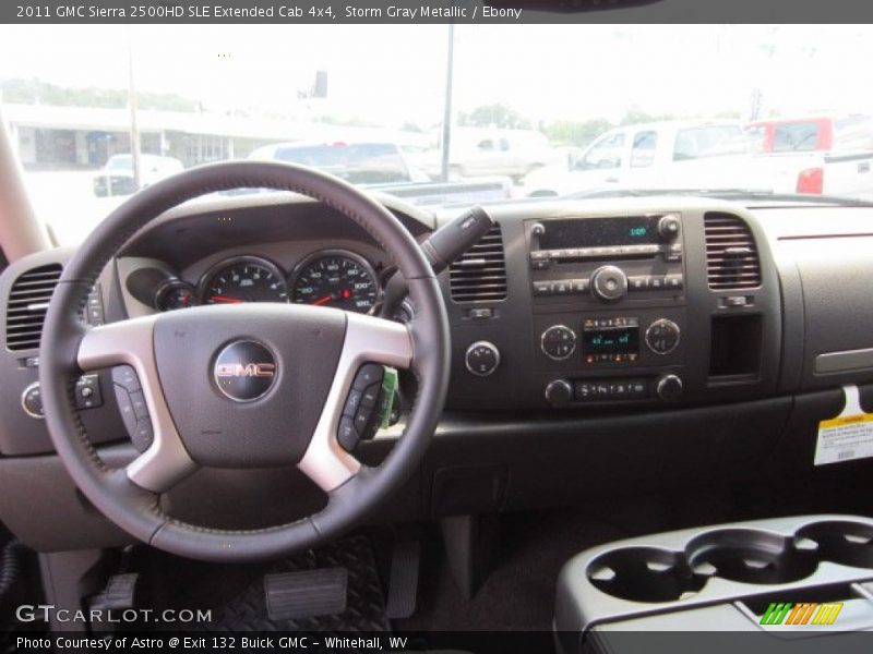 Dashboard of 2011 Sierra 2500HD SLE Extended Cab 4x4