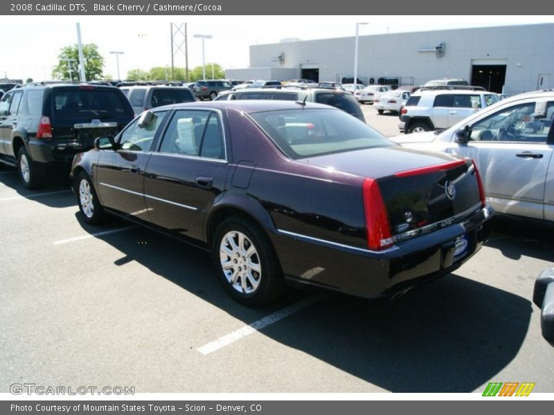 Black Cherry / Cashmere/Cocoa 2008 Cadillac DTS