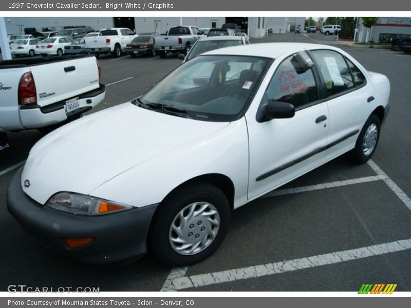 Front 3/4 View of 1997 Cavalier Sedan