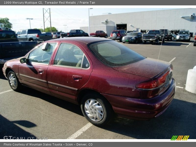 Toreador Red Metallic / Prairie Tan 1999 Mercury Mystique GS