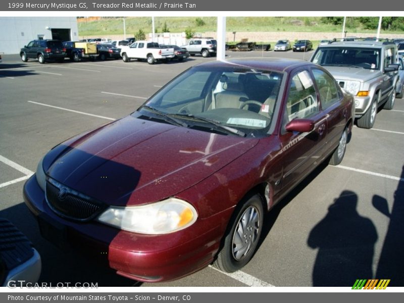 Toreador Red Metallic / Prairie Tan 1999 Mercury Mystique GS