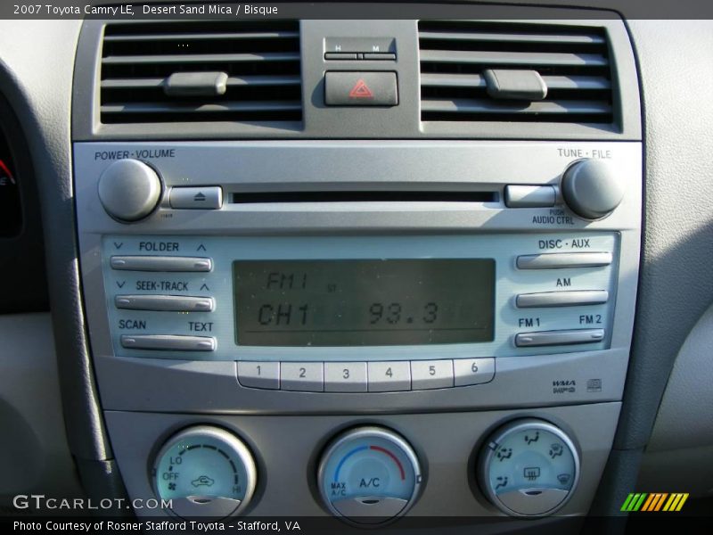 Desert Sand Mica / Bisque 2007 Toyota Camry LE