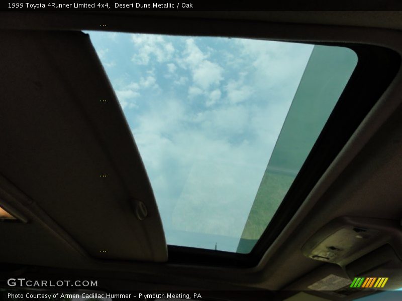 Sunroof of 1999 4Runner Limited 4x4
