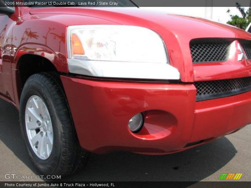 Lava Red / Slate Gray 2006 Mitsubishi Raider LS Double Cab