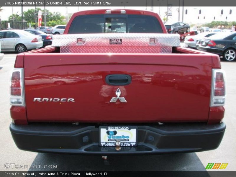 Lava Red / Slate Gray 2006 Mitsubishi Raider LS Double Cab