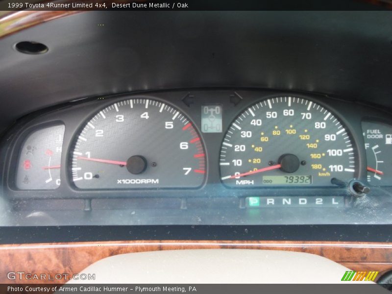  1999 4Runner Limited 4x4 Limited 4x4 Gauges