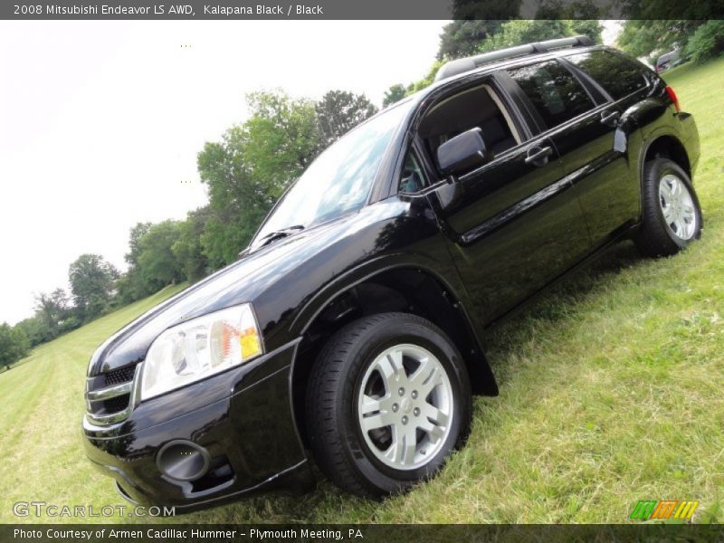 Kalapana Black / Black 2008 Mitsubishi Endeavor LS AWD