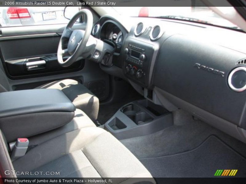 Lava Red / Slate Gray 2006 Mitsubishi Raider LS Double Cab