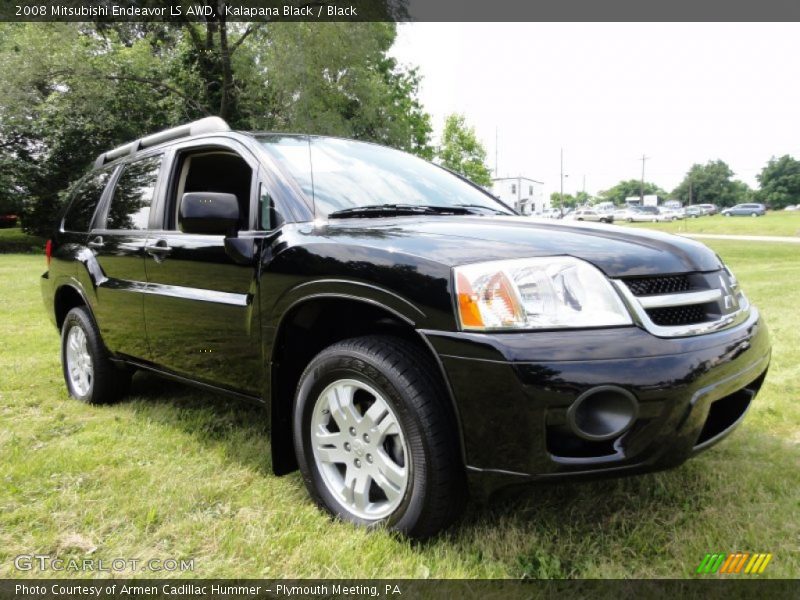 Kalapana Black / Black 2008 Mitsubishi Endeavor LS AWD