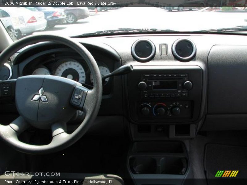 Lava Red / Slate Gray 2006 Mitsubishi Raider LS Double Cab