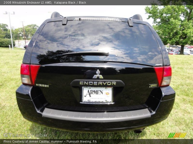 Kalapana Black / Black 2008 Mitsubishi Endeavor LS AWD