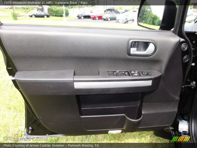 Kalapana Black / Black 2008 Mitsubishi Endeavor LS AWD