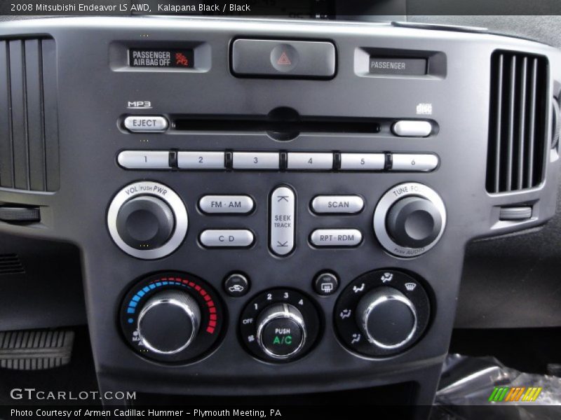 Kalapana Black / Black 2008 Mitsubishi Endeavor LS AWD
