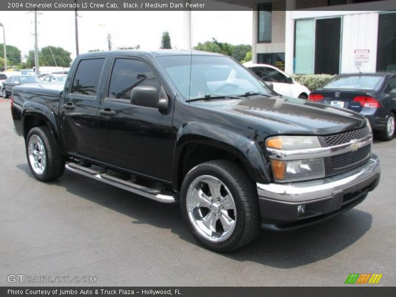 Black / Medium Dark Pewter 2004 Chevrolet Colorado LS Crew Cab