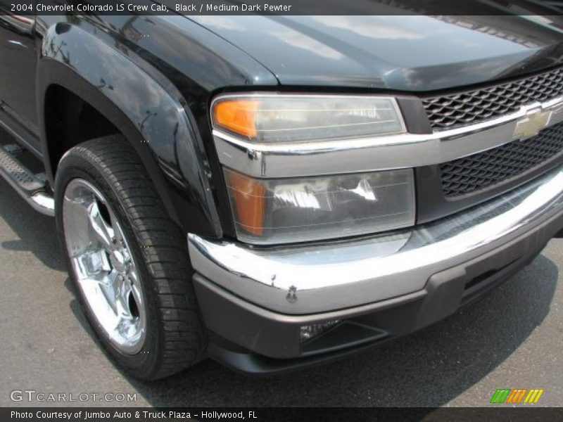 Black / Medium Dark Pewter 2004 Chevrolet Colorado LS Crew Cab