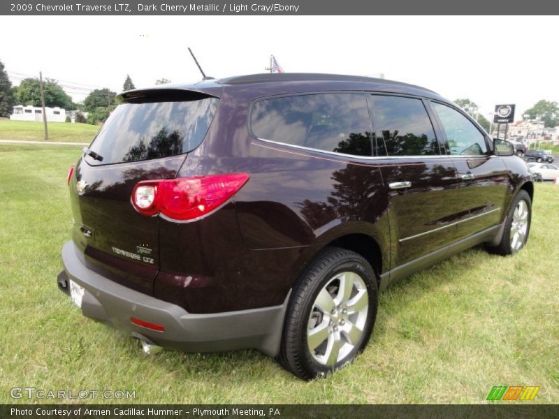 Dark Cherry Metallic / Light Gray/Ebony 2009 Chevrolet Traverse LTZ