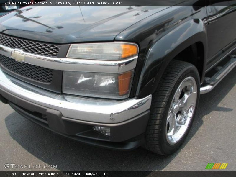 Black / Medium Dark Pewter 2004 Chevrolet Colorado LS Crew Cab