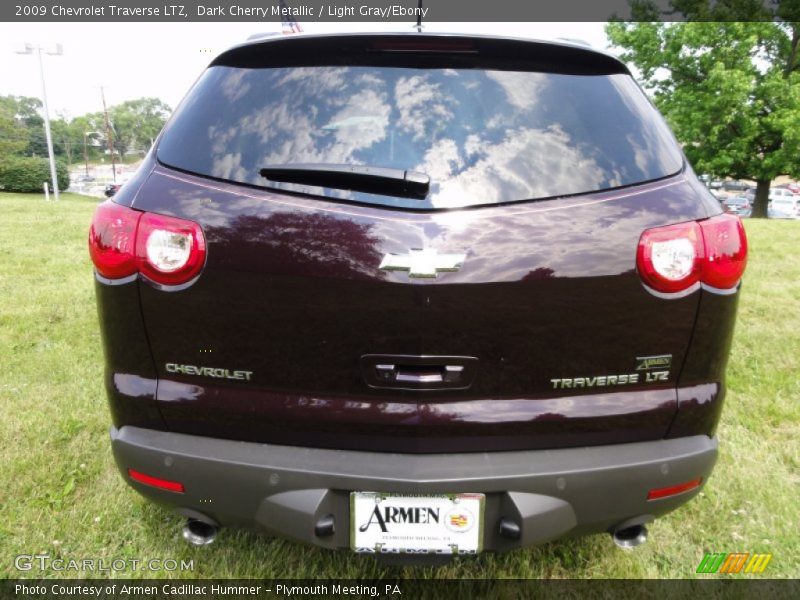 Dark Cherry Metallic / Light Gray/Ebony 2009 Chevrolet Traverse LTZ