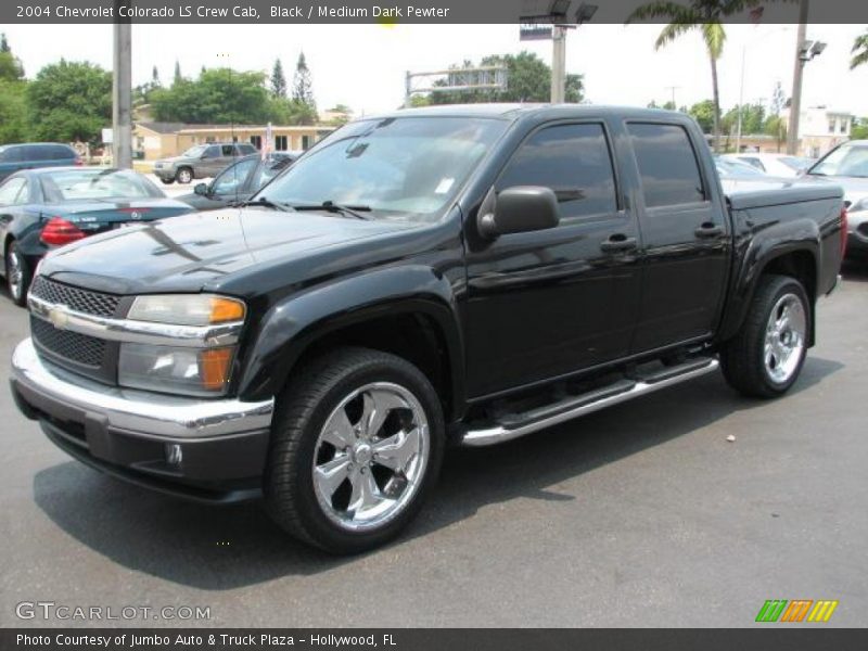 Black / Medium Dark Pewter 2004 Chevrolet Colorado LS Crew Cab