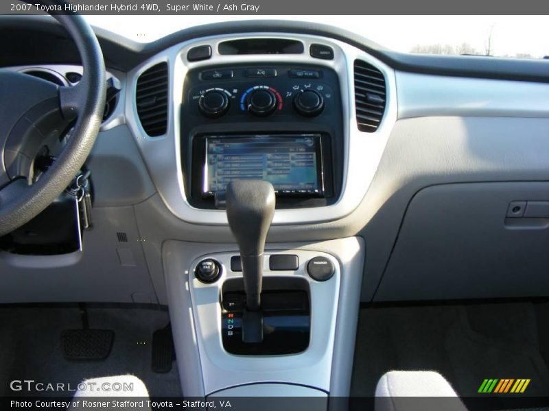 Super White / Ash Gray 2007 Toyota Highlander Hybrid 4WD