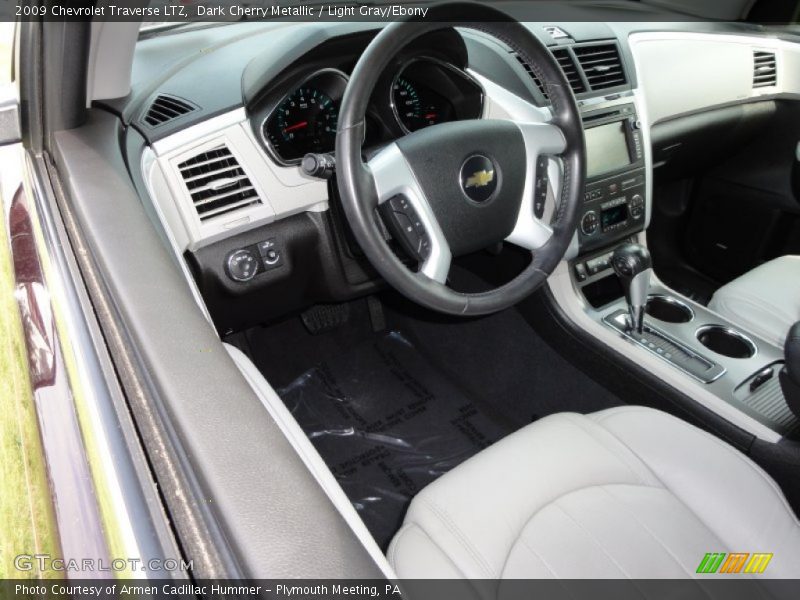 Dark Cherry Metallic / Light Gray/Ebony 2009 Chevrolet Traverse LTZ
