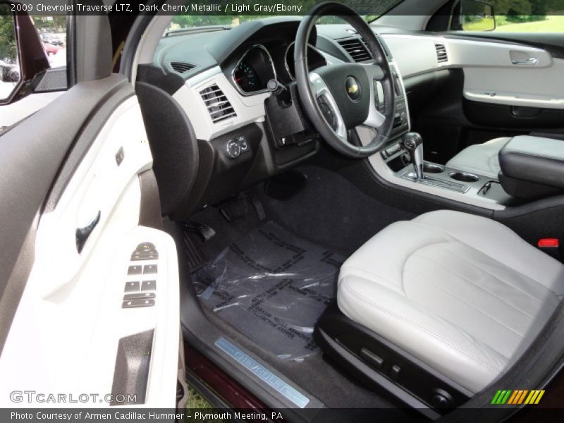 Dark Cherry Metallic / Light Gray/Ebony 2009 Chevrolet Traverse LTZ