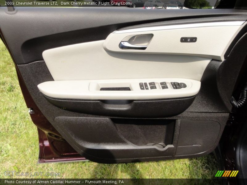 Dark Cherry Metallic / Light Gray/Ebony 2009 Chevrolet Traverse LTZ