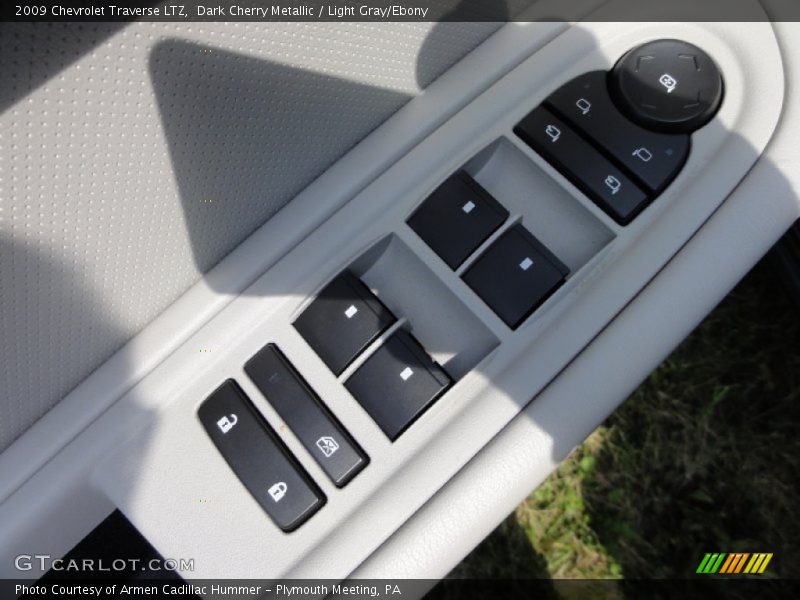 Dark Cherry Metallic / Light Gray/Ebony 2009 Chevrolet Traverse LTZ