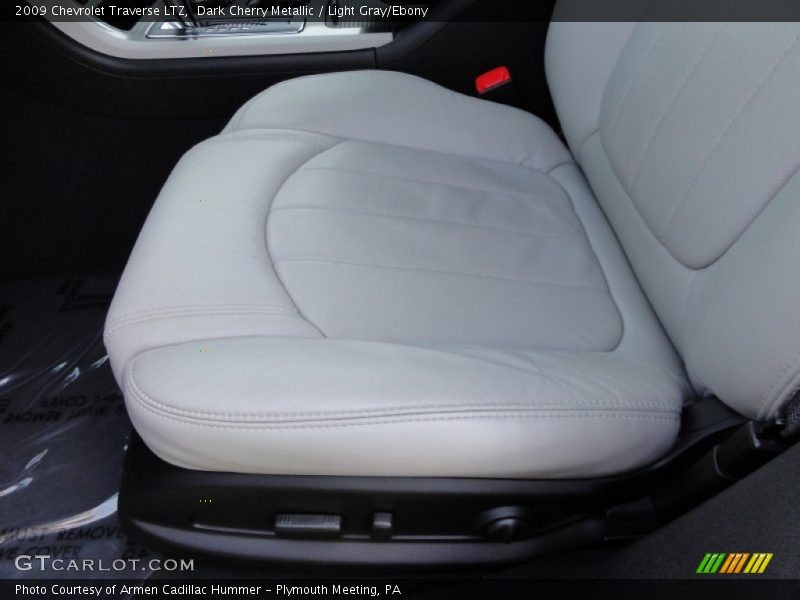 Dark Cherry Metallic / Light Gray/Ebony 2009 Chevrolet Traverse LTZ