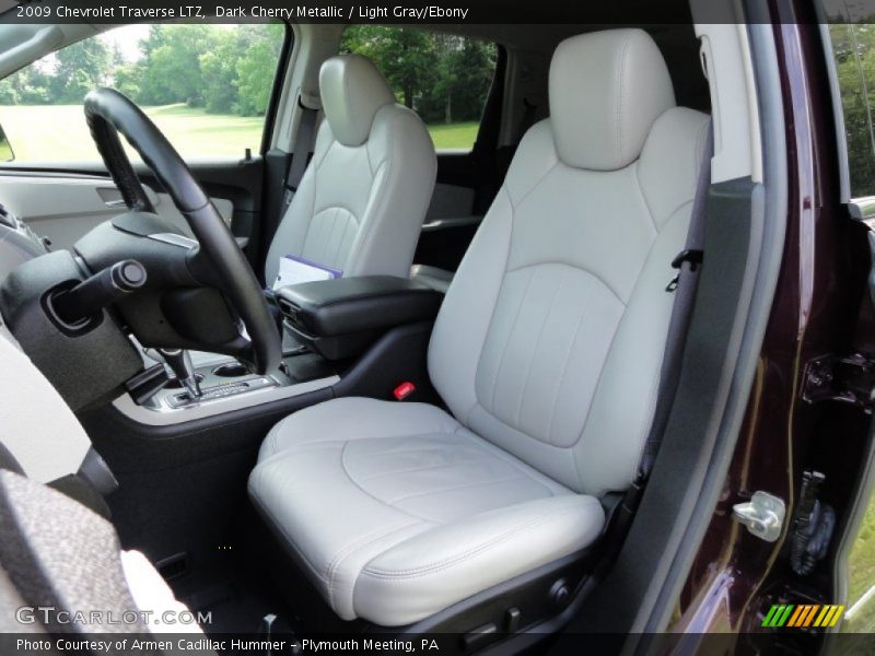 Dark Cherry Metallic / Light Gray/Ebony 2009 Chevrolet Traverse LTZ
