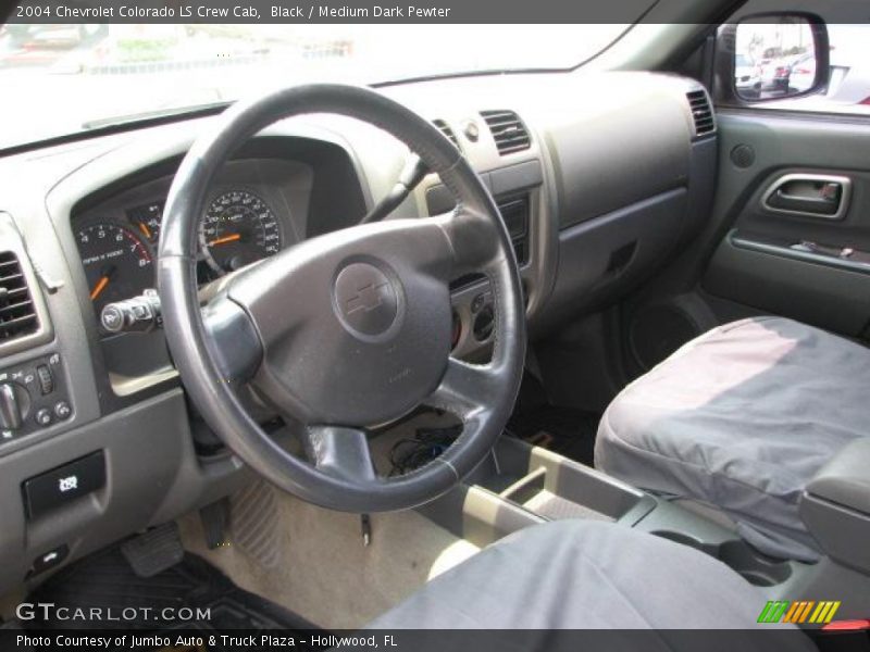 Black / Medium Dark Pewter 2004 Chevrolet Colorado LS Crew Cab