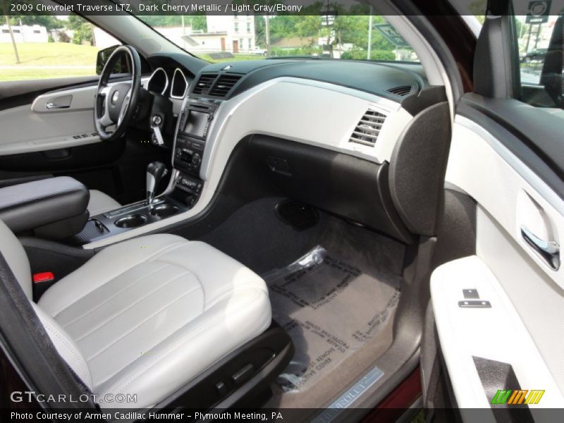 Dark Cherry Metallic / Light Gray/Ebony 2009 Chevrolet Traverse LTZ