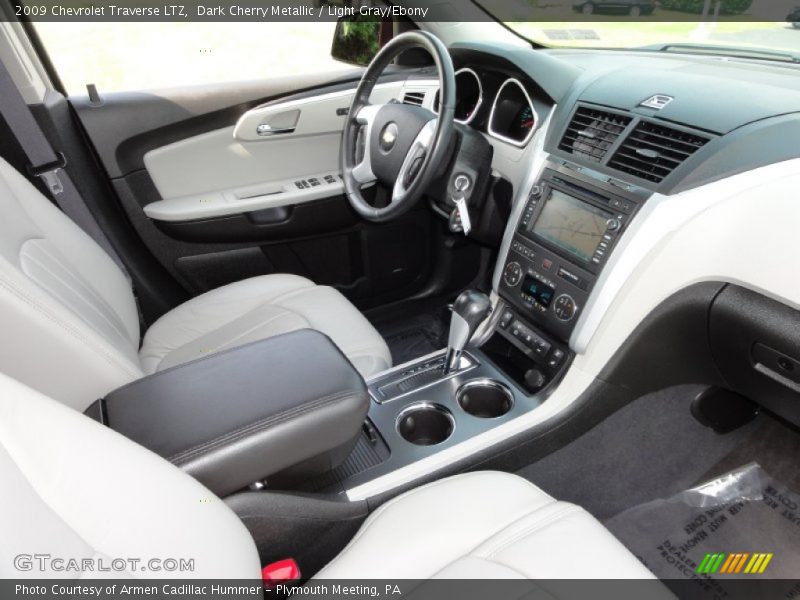 Dark Cherry Metallic / Light Gray/Ebony 2009 Chevrolet Traverse LTZ