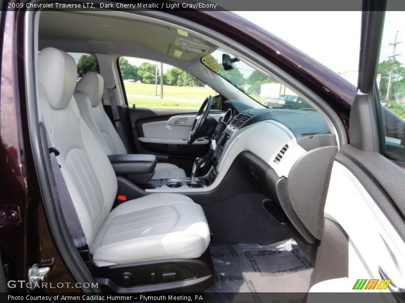 Dark Cherry Metallic / Light Gray/Ebony 2009 Chevrolet Traverse LTZ