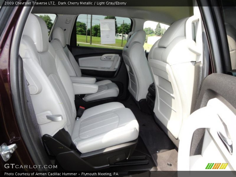 Dark Cherry Metallic / Light Gray/Ebony 2009 Chevrolet Traverse LTZ