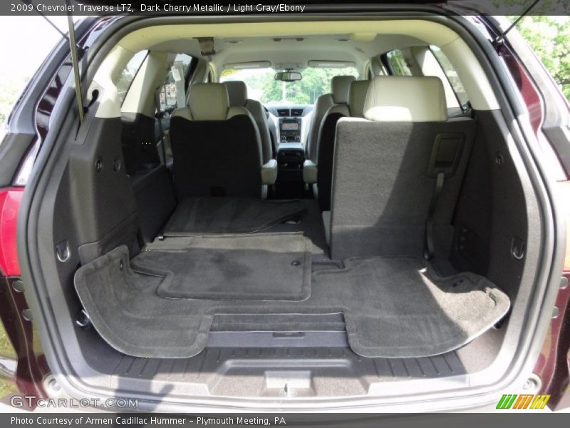 Dark Cherry Metallic / Light Gray/Ebony 2009 Chevrolet Traverse LTZ