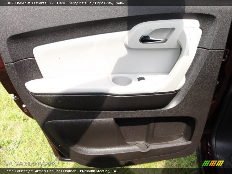 Dark Cherry Metallic / Light Gray/Ebony 2009 Chevrolet Traverse LTZ