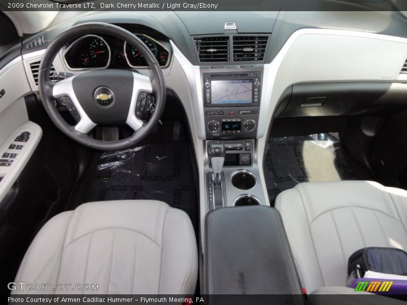 Dark Cherry Metallic / Light Gray/Ebony 2009 Chevrolet Traverse LTZ