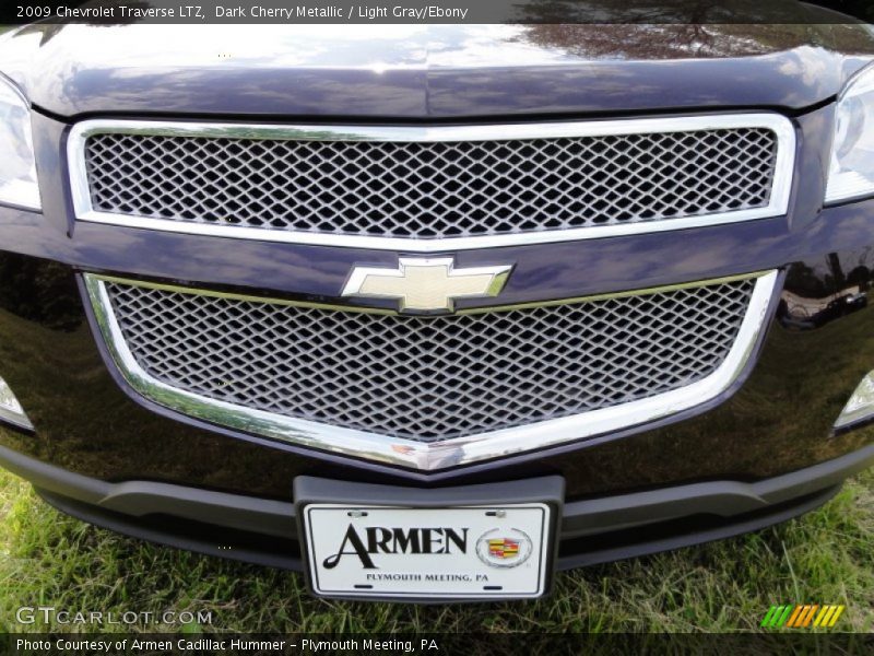 Dark Cherry Metallic / Light Gray/Ebony 2009 Chevrolet Traverse LTZ