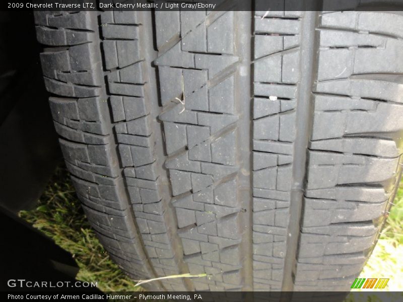 Dark Cherry Metallic / Light Gray/Ebony 2009 Chevrolet Traverse LTZ