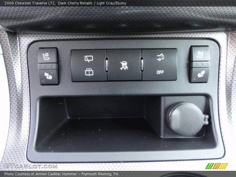 Dark Cherry Metallic / Light Gray/Ebony 2009 Chevrolet Traverse LTZ